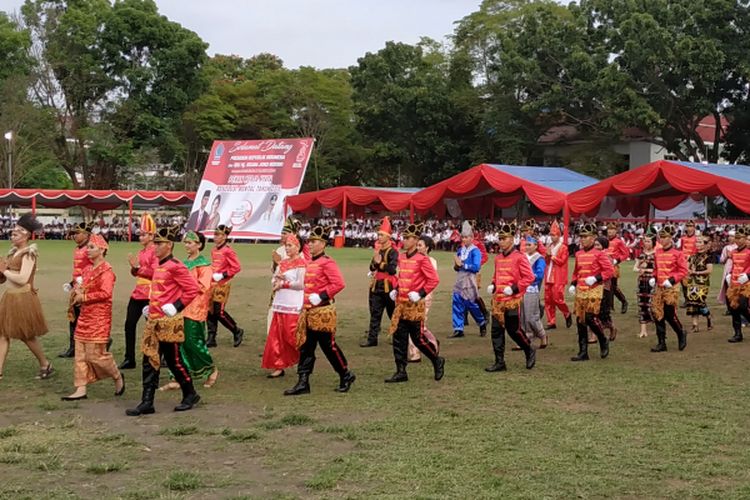 Suasana Pekan Kerja Nyata Revolusi Mental, Jumat (26/10/2018), di Manado, Sulawesi Utara.