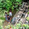 Diduga Rem Blong Saat Turunan Tajam, Truk Sayur Terguling dan Terjun ke Jurang 10 Meter