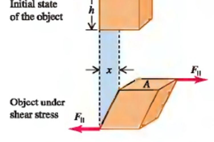Modulus geser mengartikan respon suatu material terhadap tegangan geser.