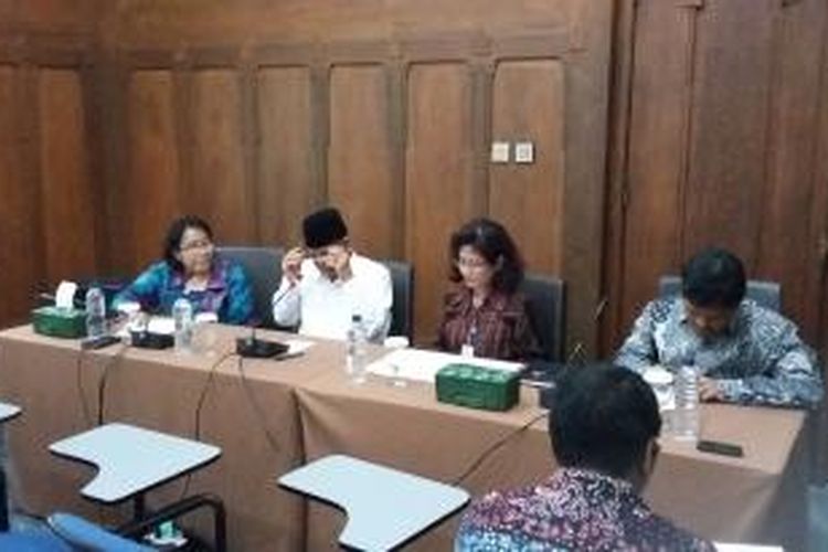 Konferensi pers ICIS di Gedung Kementerian Luar Negeri RI, Jakarta Pusat , Rabu (18/11/2015).