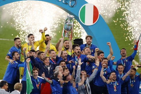 Bonucci Kegirangan Usai Italia Sukses Bungkam Inggris di Wembley
