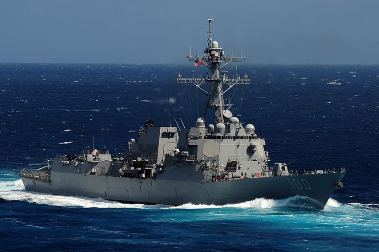 Kapal perusak berpeluru kendali kelas Arleigh Burke milik Angkatan Laut AS, USS Kid.