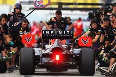 Red Bull Latihan Pit Stop Pakai Mobil Listrik