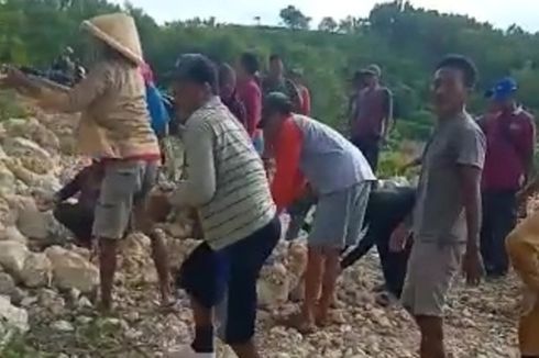 Ada Kesepakatan, Blokade Jalan ke Pantai Widodaren Dibuka