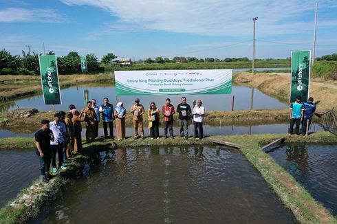 Kementerian KP Luncurkan Pilot Project Budi Daya Udang Tradisional Plus di Sulsel