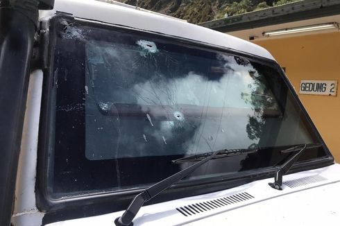 KKB Tembak Mobil Patroli Polsek Tembagapura, Satu Polisi Terluka