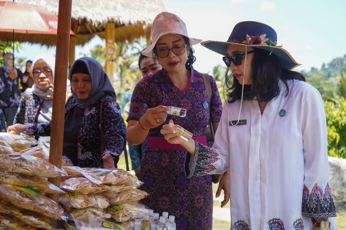 TP PKK Kediri kunjungi TP PKK Gianyar untuk studi tiru program PKK