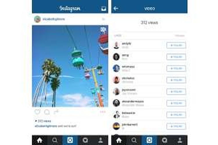 Pengguna Instagram bisa tahu jumlah netizen yang melihat video yang diunggah