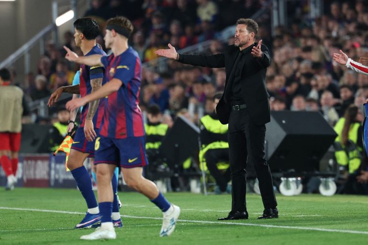 Kata Diego Simeone Usai Atletico Madrid Tampil Ganas Lawan Barcelona