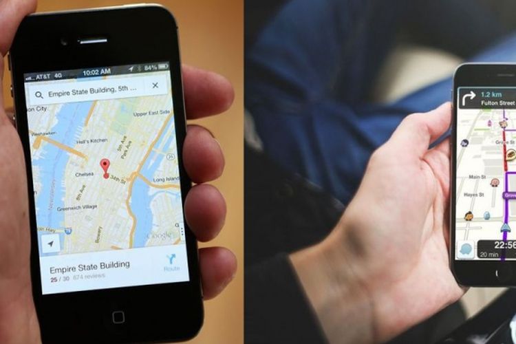 Membandingkan Google Maps Dengan Waze Mana Lebih Baik Halaman All Kompas Com