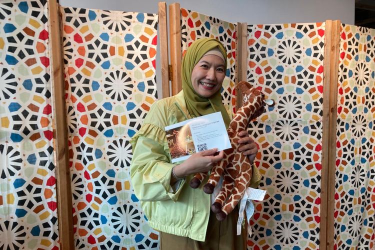 Psikolog anak Fabiola Priscilla, M.Psi. dalam konferensi pers IKEA Play: Eksplorasi, Imajinasi, Inspirasi? di IKEA Jakarta Garden City, Jakarta Timur, Kamis (6/11/2025).