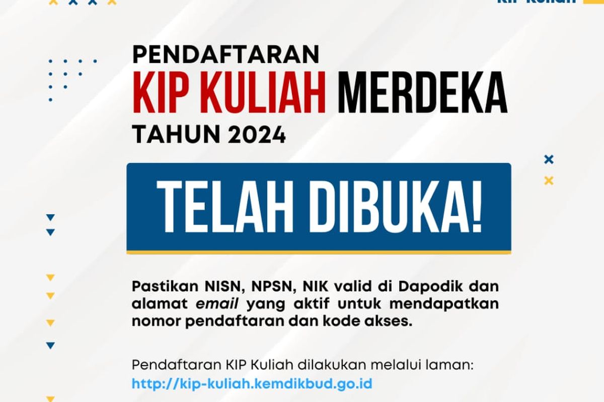 Cara Daftar KIP Kuliah Jalur Mandiri PTN 2024, Klik kip-kuliah