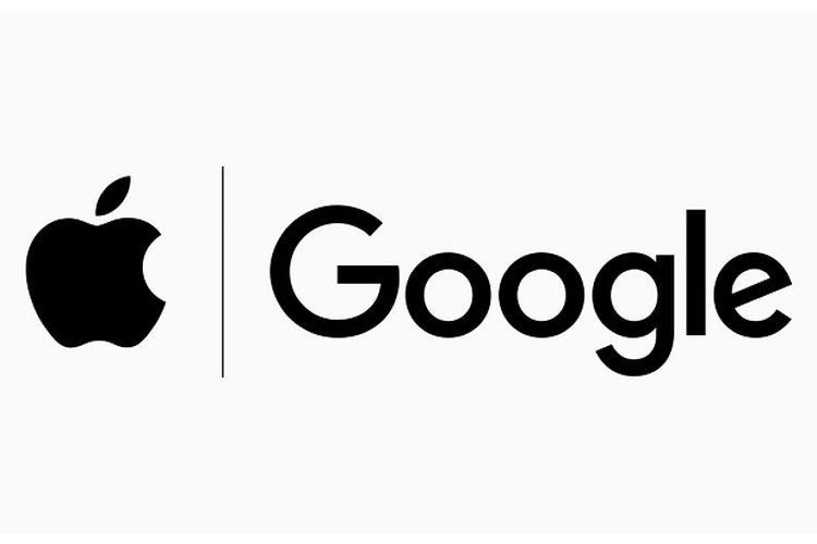 Logo Apple dan Google 