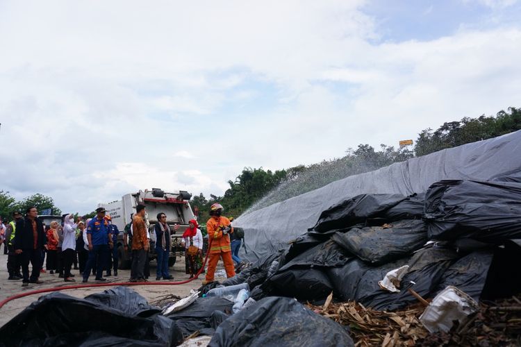 Kementerian Lingkungan Hidup dan Kehutanan (KLHK) meresmikan Zero Waste Education Park atau Eduwisata Pengelolaan Sampah di Tempat Pembuangan Akhir (TPA) Tlekung, Kota Batu pada Rabu (30/11/2022).