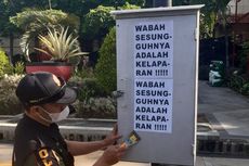 Selebaran “Wabah Sesungguhnya Adalah Kelaparan” Beredar di Wonogiri