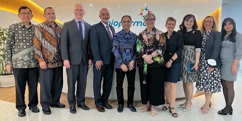 Para peserta pertemuan antara Bio Farma dan CEPI di Jakarta, Kamis (15/9/2022). 