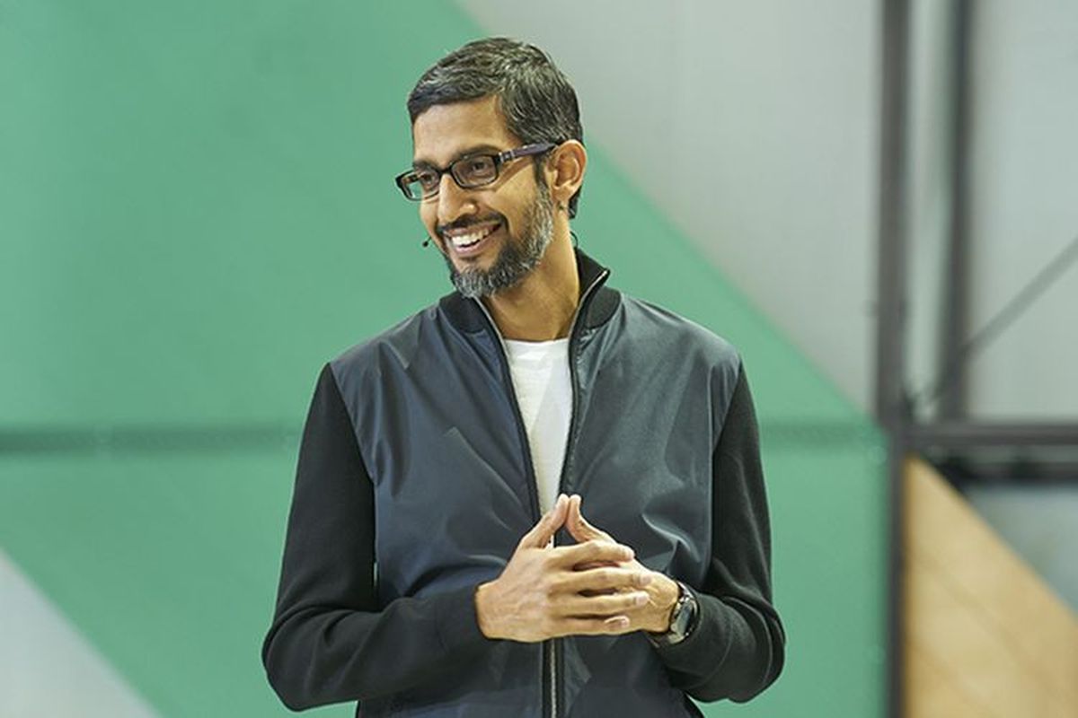 Potret CEO Alphabet, Sundar Pichai.