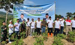 Pertamina dan KLHK Tanam Ratusan Pohon Produktif di Hulu DAS di Bogor