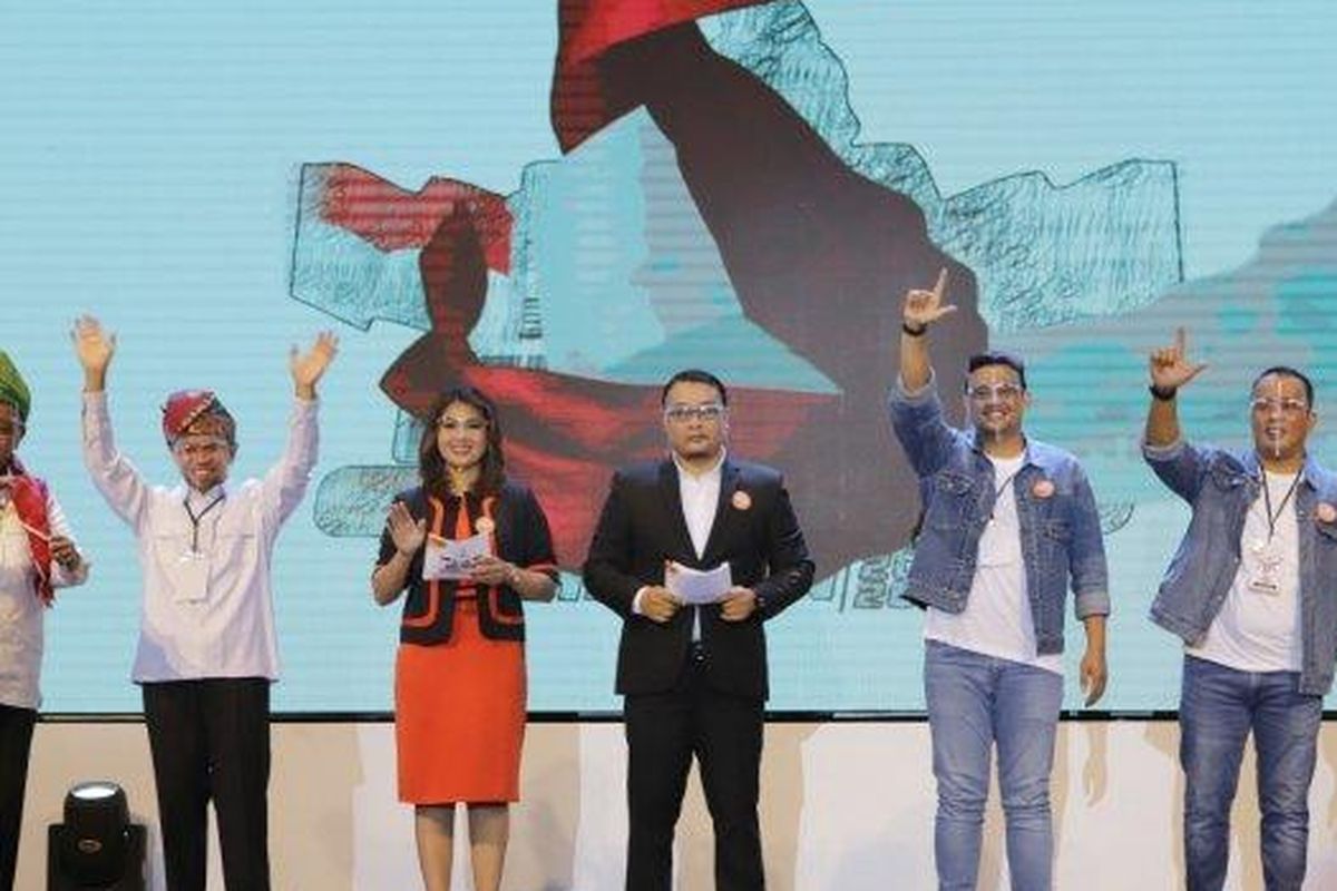 Debat kandidat pertama pilkada Medan, Sabtu (7/11/2020) lalu.  