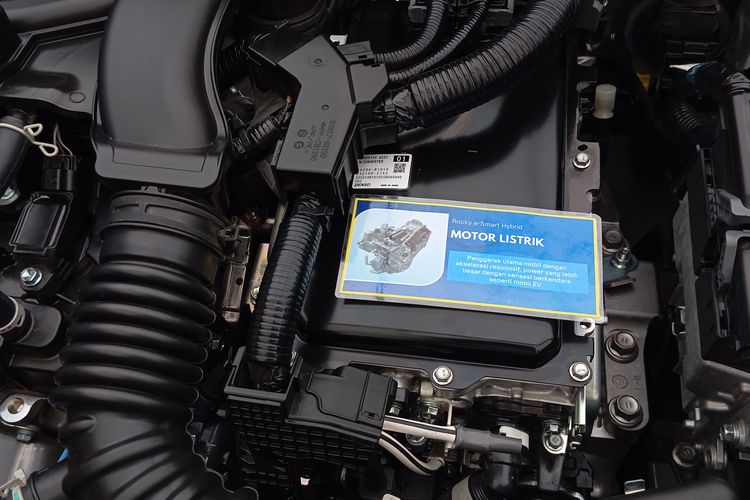 Motor listrik pada Daihatsu Rocky Hybrid