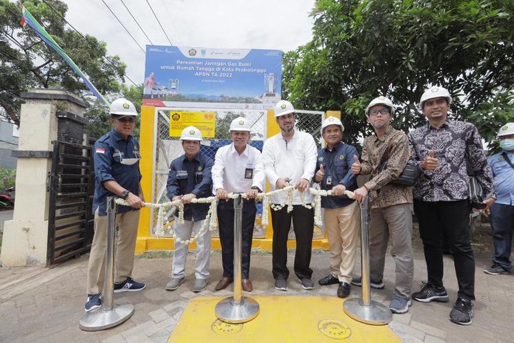 Resmi, Jaringan Gas di Kota Probolinggo Telah Beroperasi