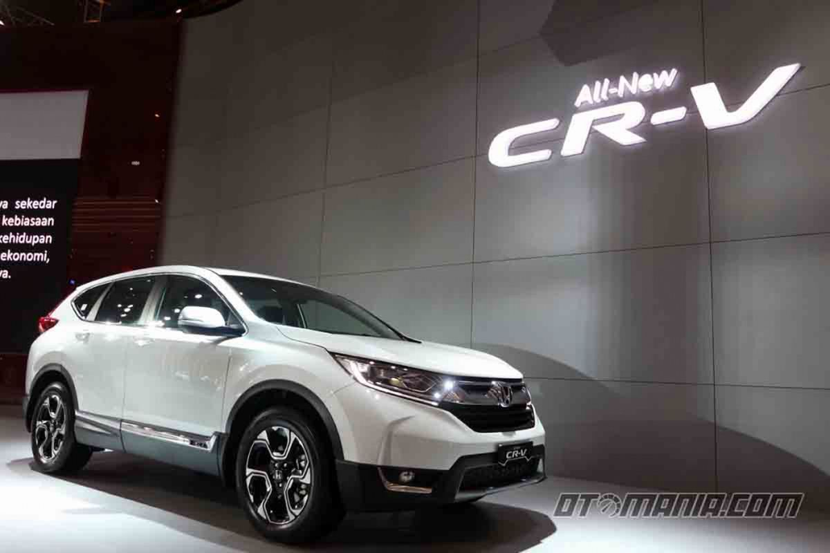 Generasi kelima Honda CR-V meluncur di Indonesia International Motor Show, Kamis (27/4/2017).