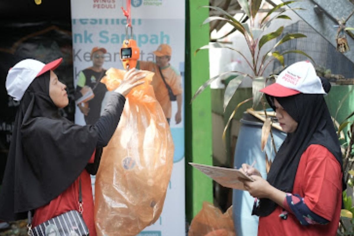 Bank Sampah Binaan Yayasan Wings Peduli
