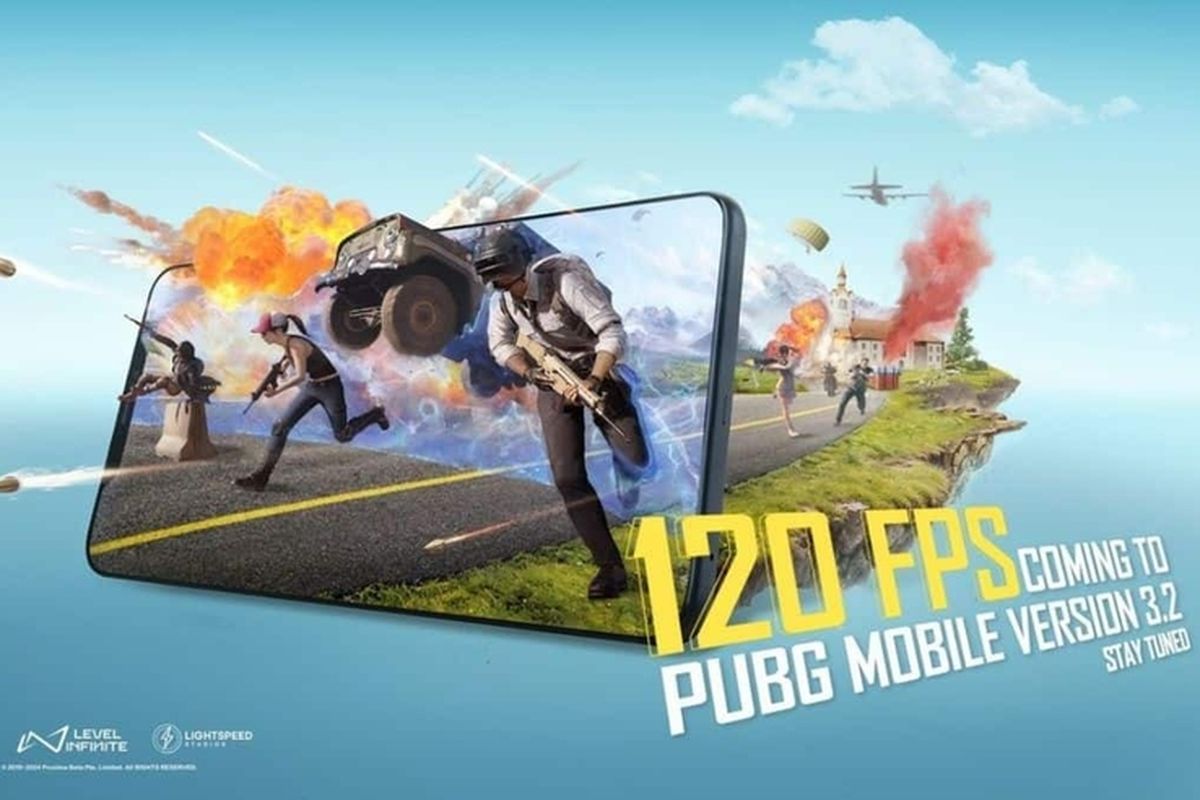 Iliustrasi mode 120 FPS di PUBG Mobile.