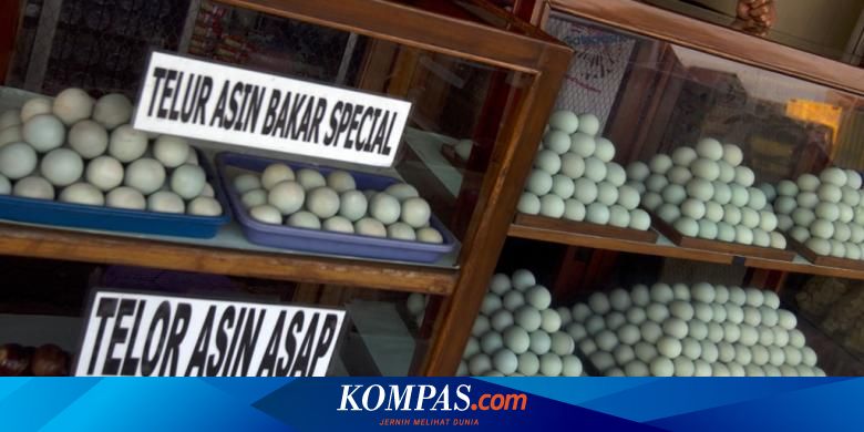 Gurih dan Nikmatnya Telur  Asin  Khas  Brebes 