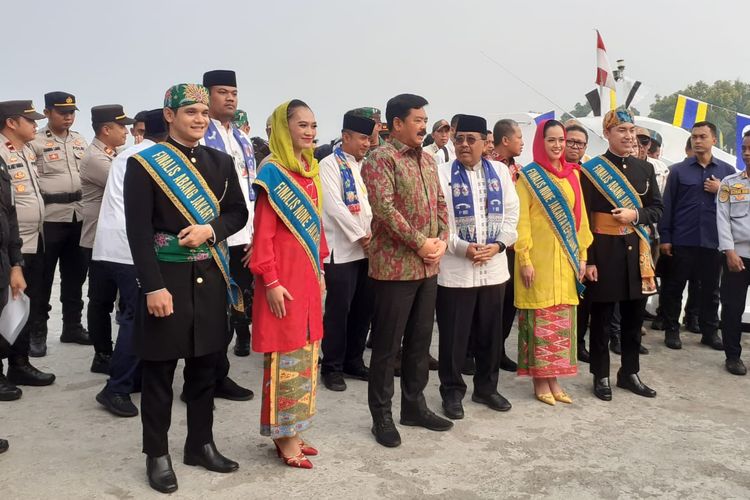 Menteri Agraria dan Tata Ruang/Kepala Badan Pertanahan Nasional (ATR/BPN) Hadi Tjahjanto dalam Kunjungan Kerja ke Pulau Panggang, Kepulauan Seribu pada Jumat (11/8/2023).