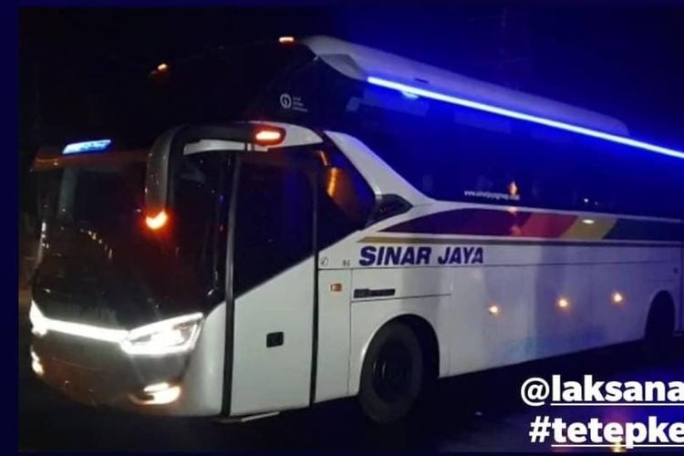 Bus AKAP baru PO Sinar Jaya