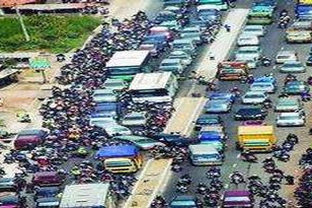 Ilustrasi kemacetan di Jalur Pantura saat arus mudik