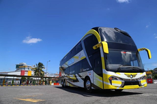 Mengenal Bus Besar Rakitan Karoseri New Armada yang Unik, Skylander