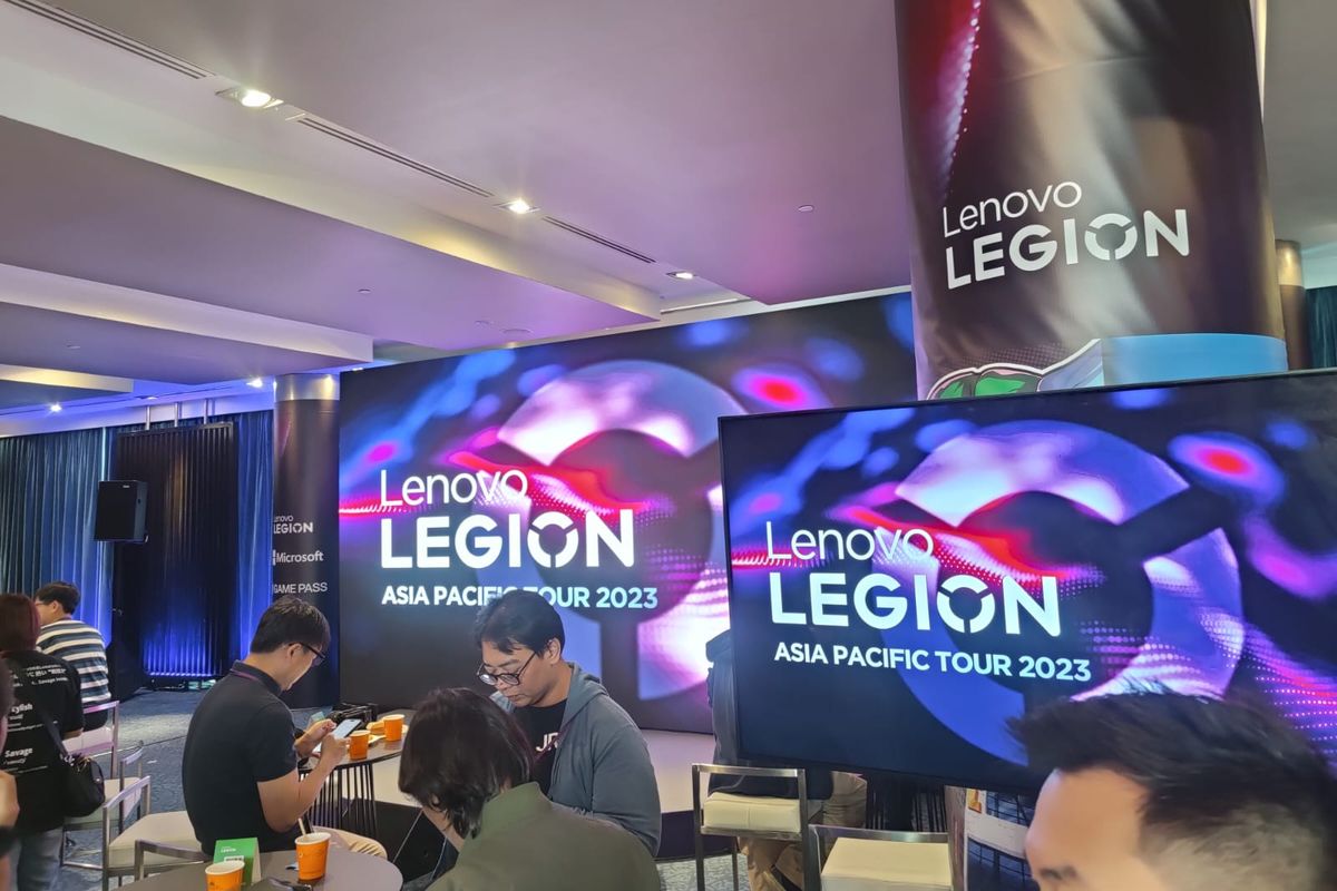 Lenovo menggelar acara Legion Asia Pacific Tour 2023 di Singapura, Selasa (7/11/2023). Di ajang ini, Lenovo memamerkan sejumlah produk gaming yang akan segera diluncurkan di wilayah ini, termasuk di Indonesia.