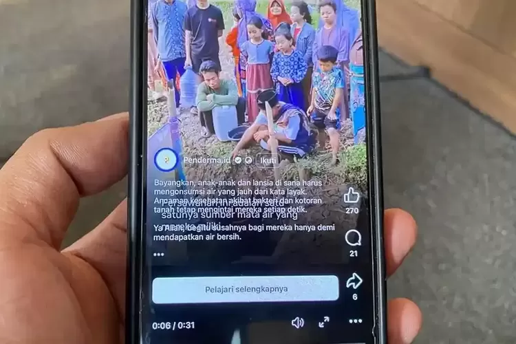 Video Krisis Air di Cililin yang Viral Ternyata Reka Adegan untuk Galang Donasi