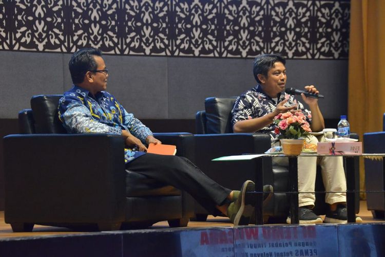 Temu Wicara dengan Pejabat Negara pada Pekan Nasional (Penas) ke-XVII di Auditorium UNP Kota Padang, Sumbar, Kamis (15/6/2023).