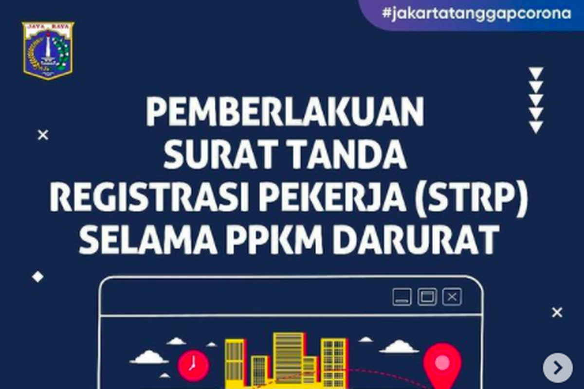 Cara buat STRP untuk pekerja DKI Jakarta