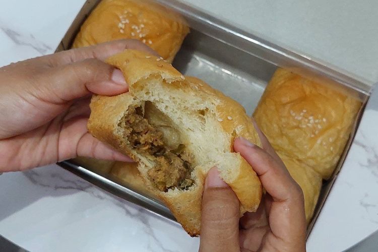 Ilustrasi roti spongde, menu baru dari Roti Gembong Gedhe. 