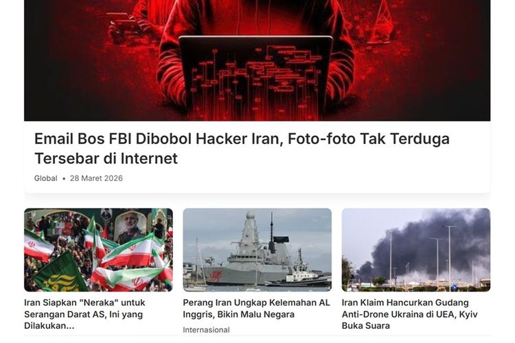 [POPULER GLOBAL] Hacker Iran Bobol Email Bos FBI | Houthi Mulai Serang Israel
