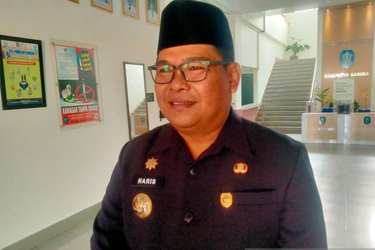 Pejabat Bupati Bangka M Haris.