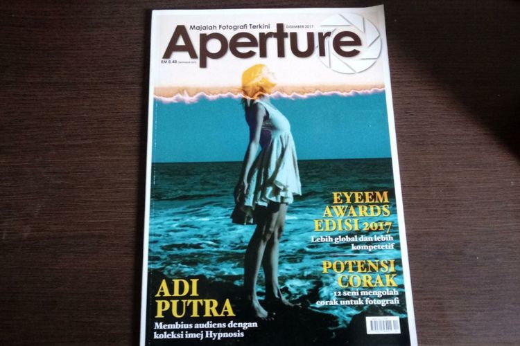 Foto karya Adi Putra jadi sampul majalah Aperture dari Malaysia.