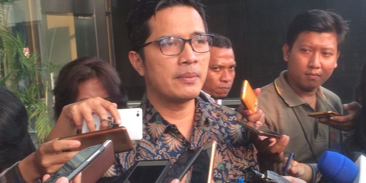 Juru Bicara Komisi Pemberantasan Korupsi (KPK) Febri Diansyah saat ditemui di Gedung Merah Putih KPK, Jakarta, Rabu (11/7/2018) sore.