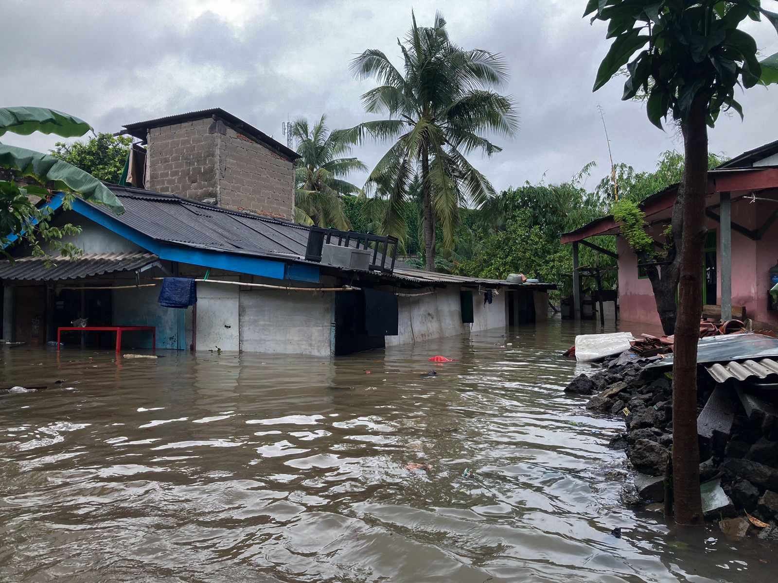 BPBD DKI: 4 Ruas Jalan dan 1 RT di Jakarta Utara Masih Terendam Banjir
