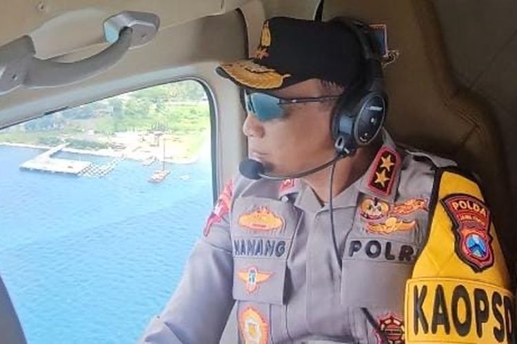 Kapolda Jatim Pantau Arus Balik Lewat Jalur Udara