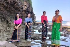 Perempuan Manggarai Timur, NTT Rayakan Hari Kartini di Pantai Lia Mbala