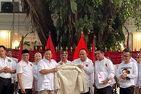 Usai Didukung Jadi Presiden, Prabowo Subianto Jadi Anggota Kehormatan Projo