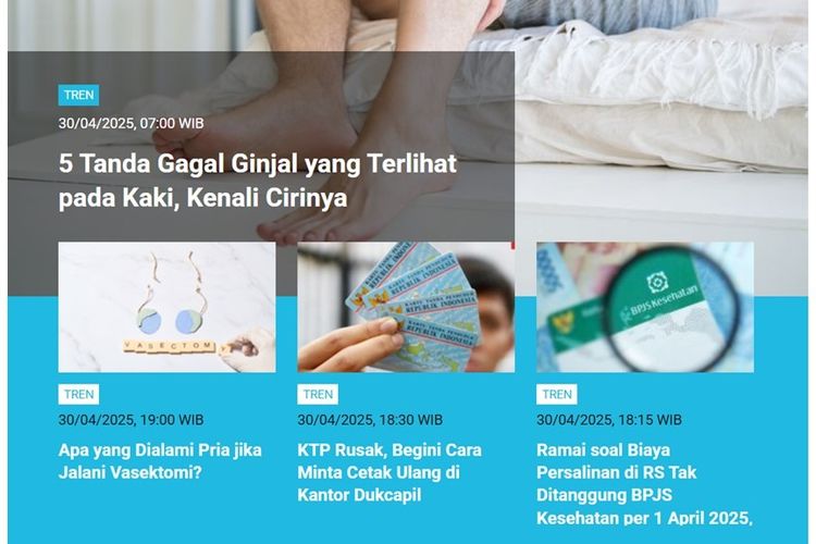 [POPULER TREN] Tanda Gagal Ginjal yang Terlihat pada Kaki | Tanda Stroke pada Kaki