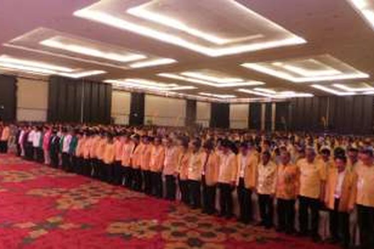 Suasana pembukaan Munaslub Golkar di Nusa Dua, Bali, Sabtu (14/5/2016).