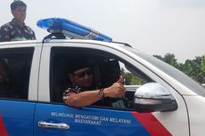 Jajal Tol Baru Bangil-Rembang, Bupati Pasuruan Setir Mobil Polisi