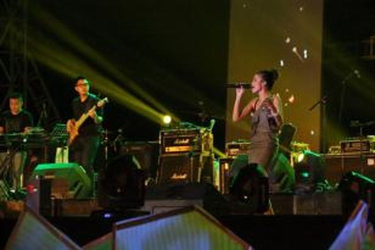 Pagelaran Jazz Pantai di kawasan Pantai Boom Banyuwangi, Jatim tahun 2015.